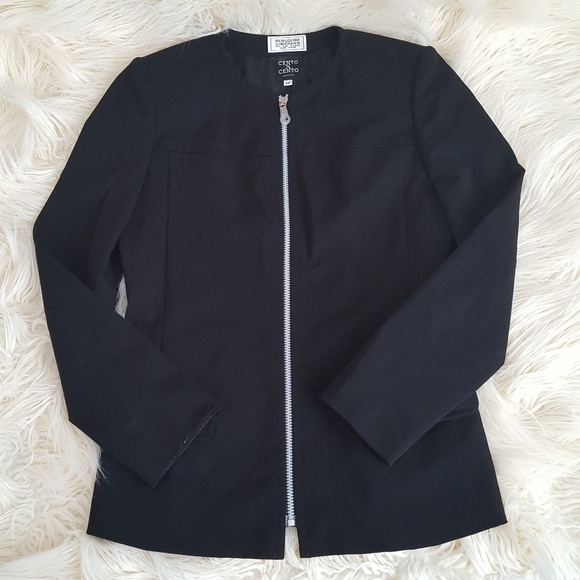 Cento x Cento Jackets & Blazers - Cento x Cento for Bergdorf Goodman Zipper Jacket